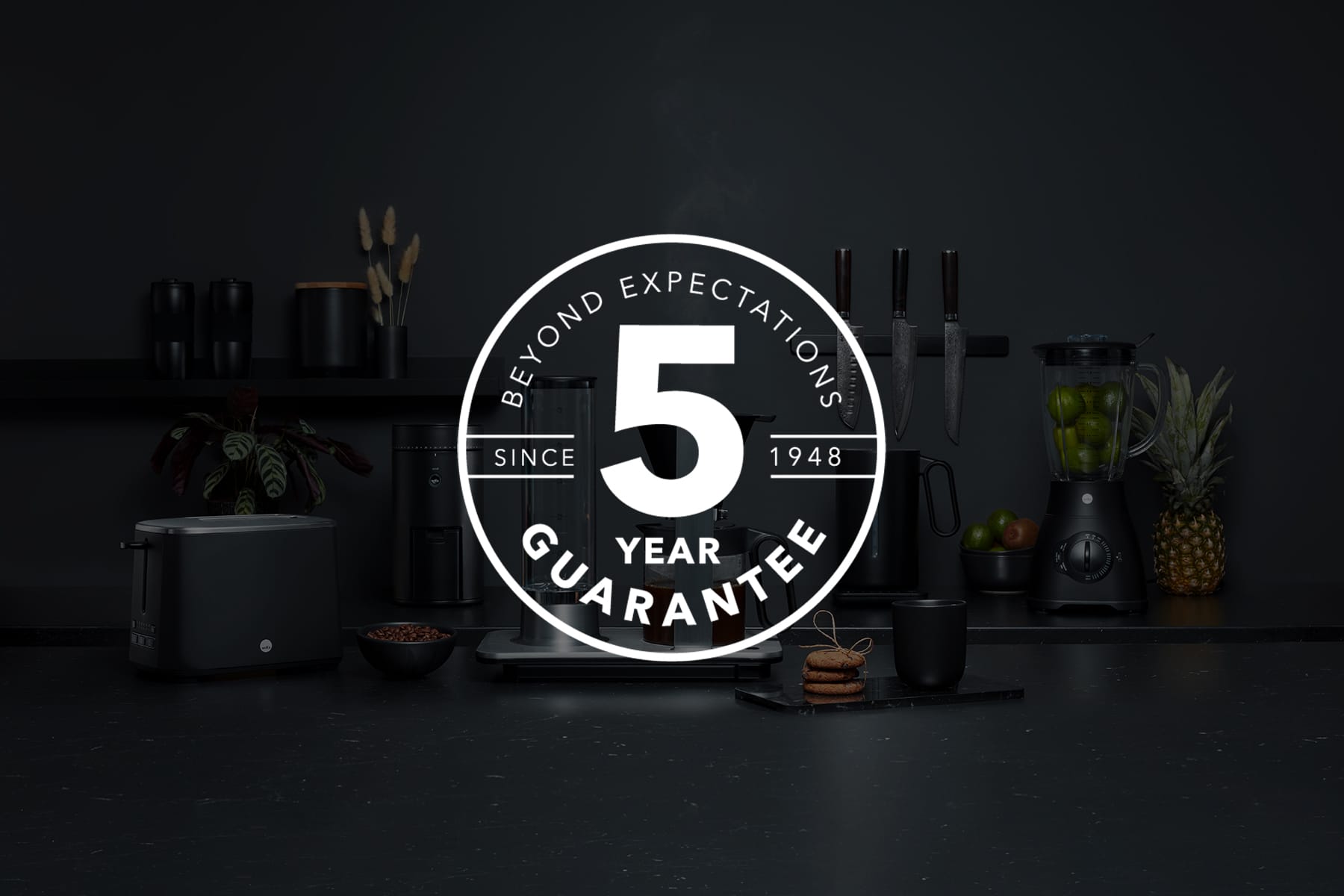 Wilfa Coffee and Kitchen Equipment with an impressive 5 year warranty.