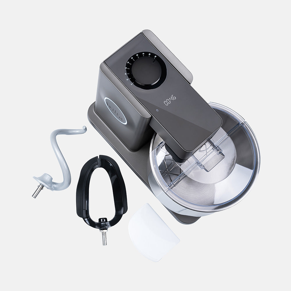 Wilfa ProBaker Timer Stand Mixer (Grey) + Prostick Immersion Blender Bundle