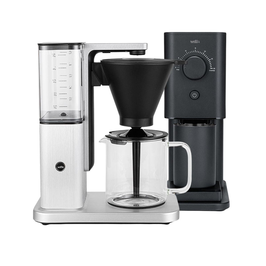 Wilfa Zense Alux Coffee Maker (Brushed Aluminium) and Zense Coffee