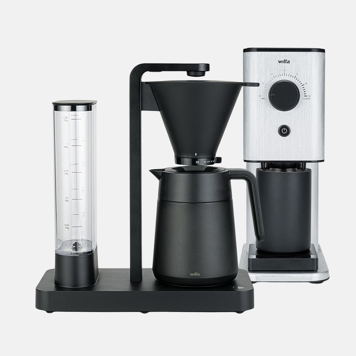 Wilfa Performance Thermo Coffee Maker and Zense Alux Coffee Grinder Bundle