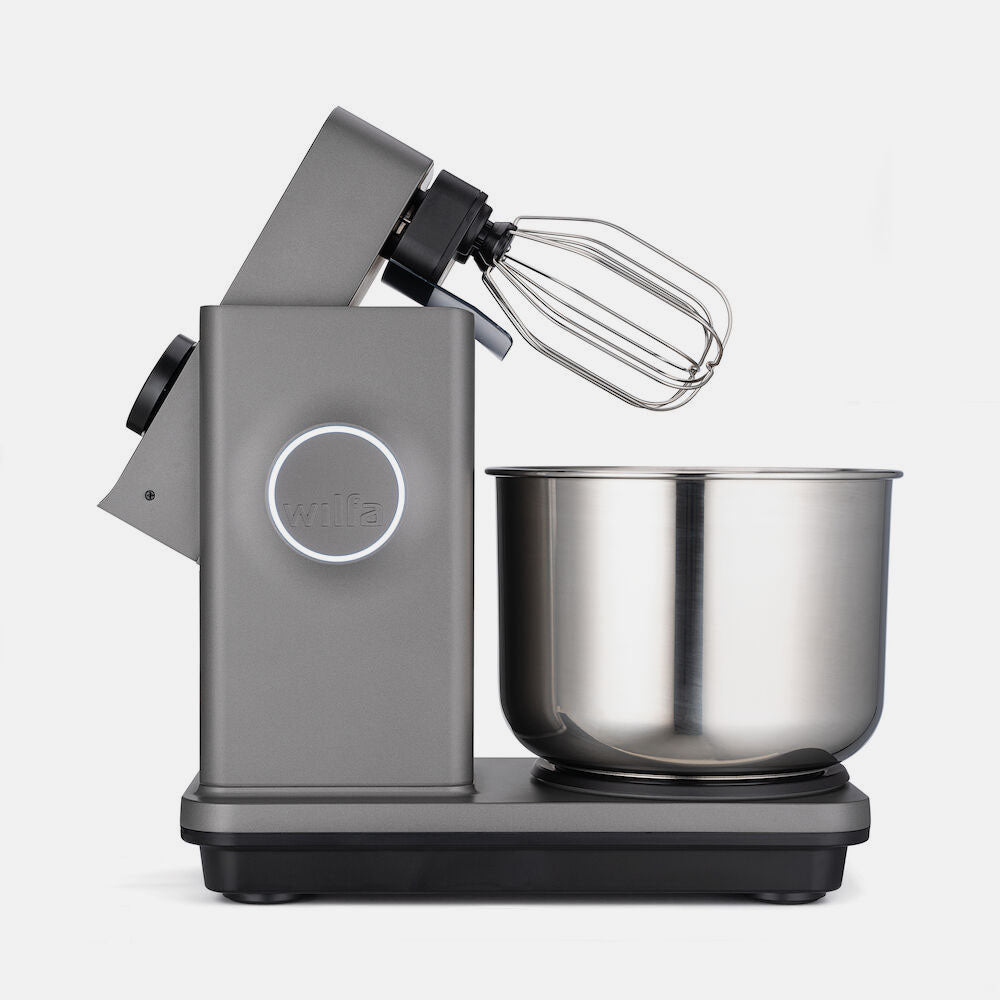 Wilfa Probaker Stand Mixer (Grey) + FREE Wilfa Smooth Mix Hand Mixer (Black)