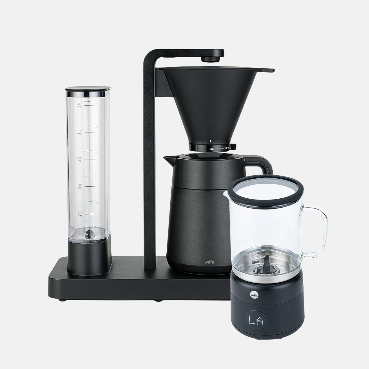 Wilfa Performance Thermo Coffee Maker + FREE Wilfa Silky Milk Frother Bundle