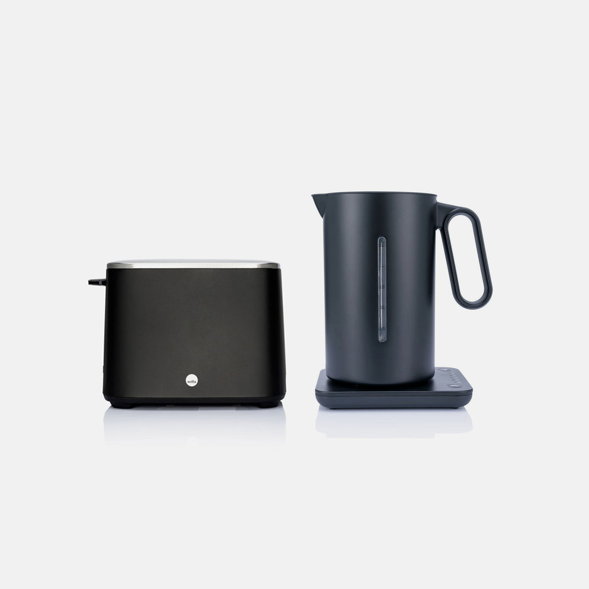 Wilfa Premium Toaster &amp; Temperature Control Kettle Bundle (Black﻿)