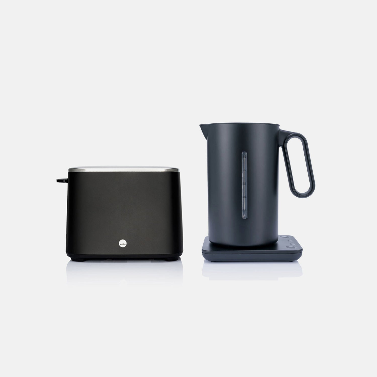 Wilfa Premium Toaster & Temperature Control Kettle Bundle (Black﻿)