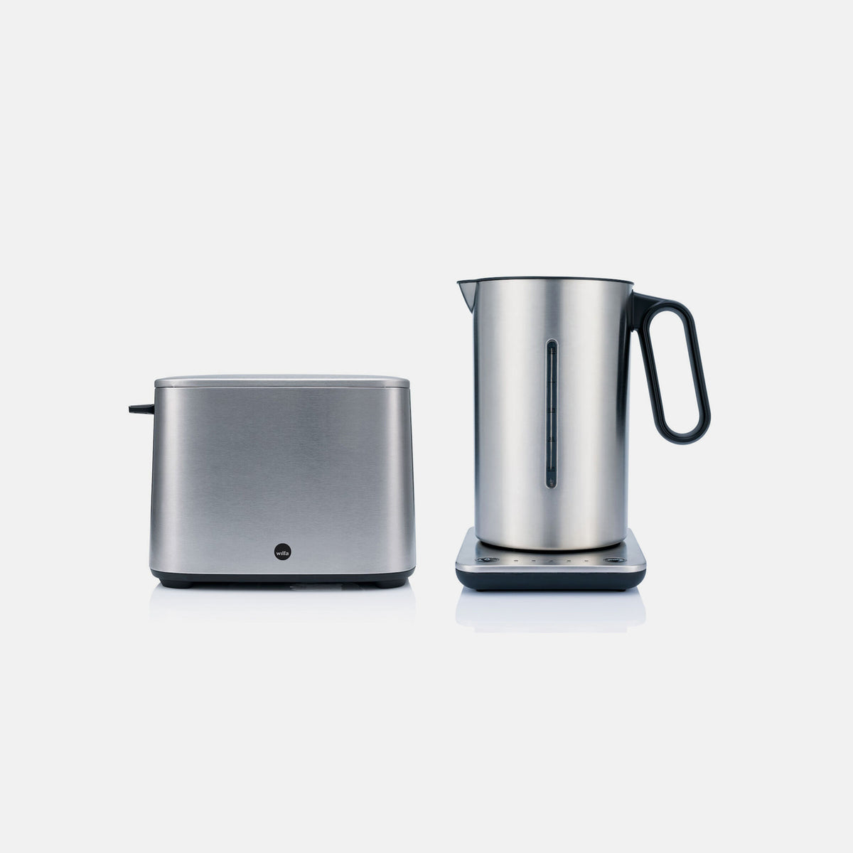 Wilfa Premium Toaster &amp; Temperature Control Kettle Bundle (Silver)